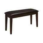 Coaster Furniture Taraval 5-piece Dining Set with Bench Cappuccino and Dark Brown 150232