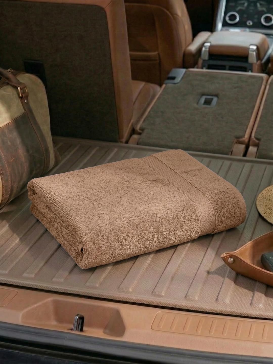 Monte Carlo 100% Cotton Car Towel | Large 90 x 180 CM, 380 GSM Soft & Absorbent Cloth | Towels Use for Car & Bath | Multipurpose
