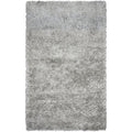 Rizzy Home Alora Decor Pearl 3'6" X 5'6" Solid Gray Hand-Tufted Area Rug