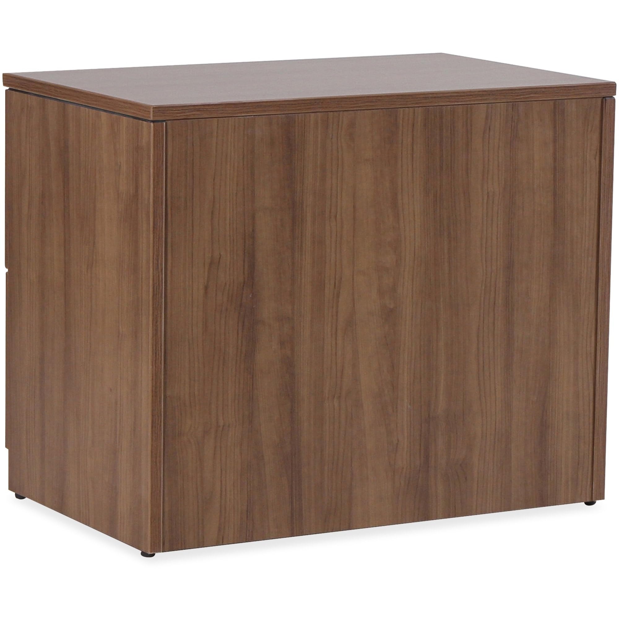 Lorell Essentials Series Walnut Laminate Lateral File