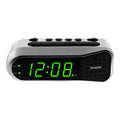 Sharp Digital Alarm Clock - Ascending Alarm Begins Faintly and Grows Increasing Louder, Gentle Wake Up Experience, Dual Alarm - 