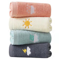 Hand Towels 4 Set , 100% Cotton Bath Hand Towel for Bathroom, Face, Kitchen, Gym and Spa, Ultra Soft and Highly Absorbent Hand T