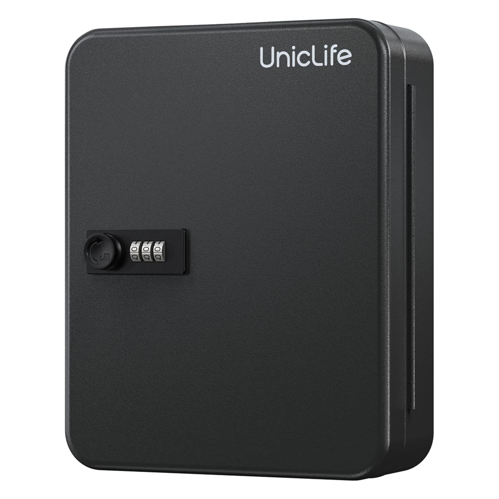 Uniclife 48 Position Key Cabinet With Combination Lock Resettable Black Digital Security Storage Box Steel Key Organizer With Co