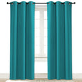 NICETOWN Room Darkening Curtain for Kids Bedroom Nursery Essential Thermal Insulated Solid Grommet Top Drape Panel for Girl Room