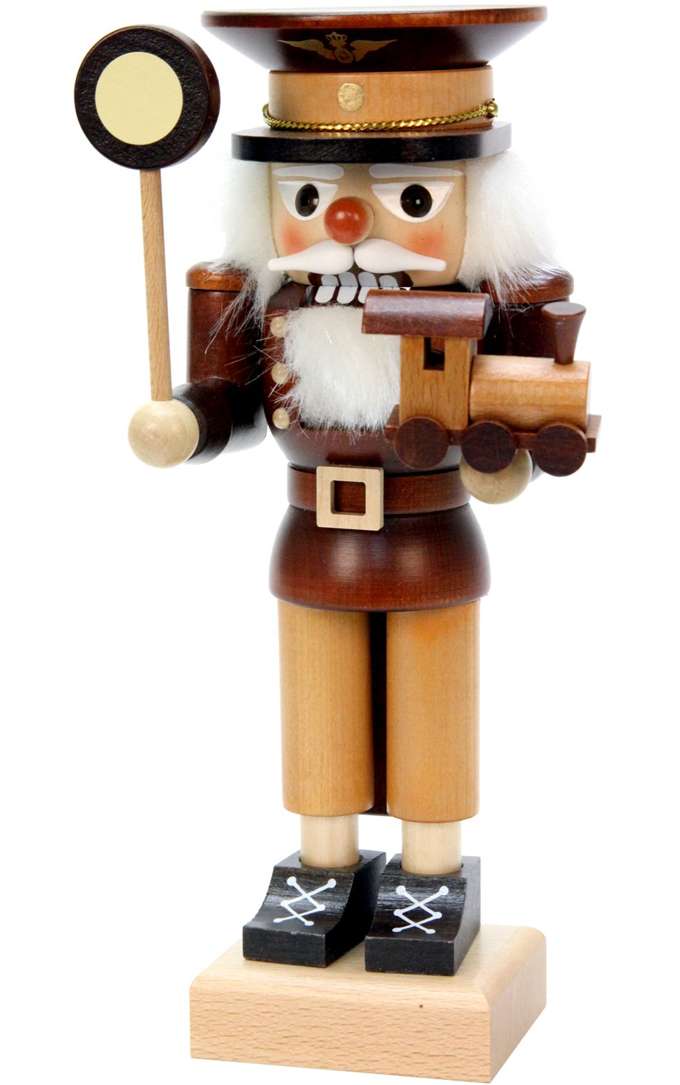 Alexander Taron Importer 32-680 Christian Ulbricht Nutcracker-Conductor (Natural) -9.5&quot; H X 4&quot; W X 3.5&quot; D, Brown