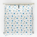 Franco Peanuts Snoopy Puffer Coat Holiday & Christmas Bedding Super Soft 100% Cotton Flannel Sheet Set, King, (Officially Licens