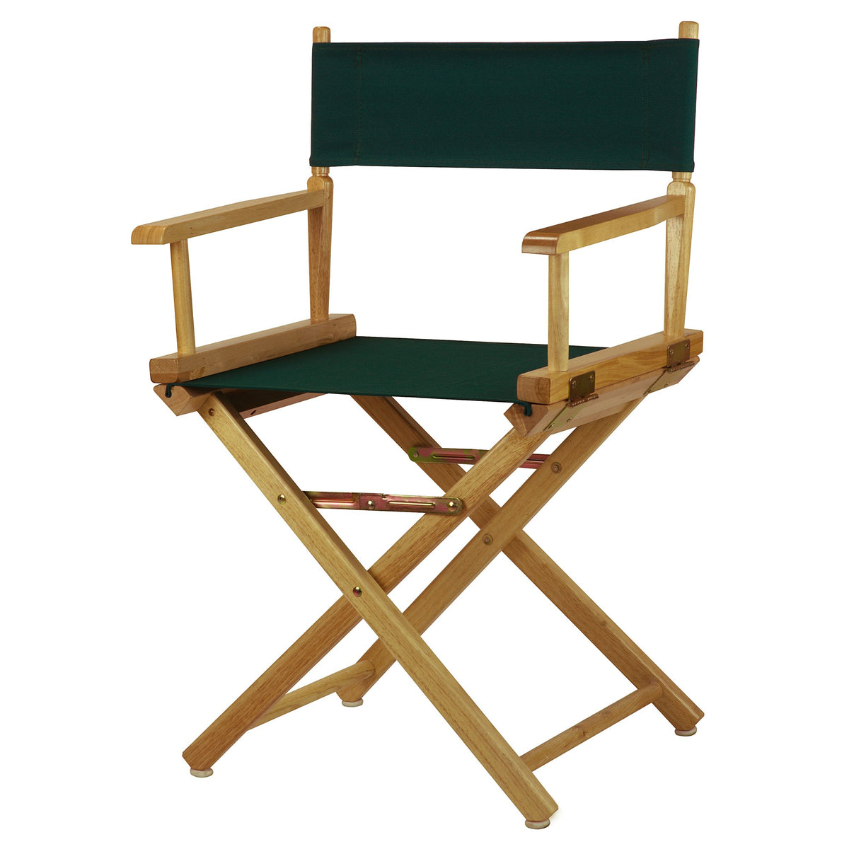 Casual Home 18&quot; Director'S Chair Natural Frame With Hunter Green Canvas