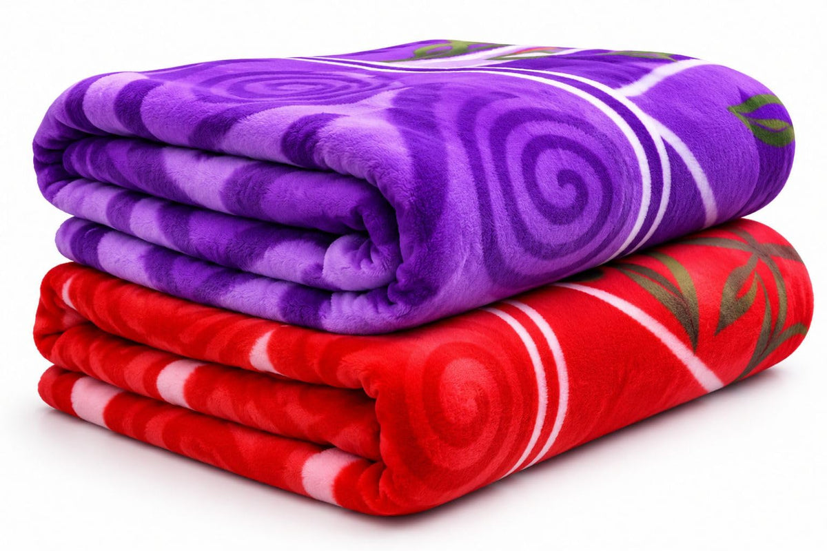 Soft Blanket for Double Bed, Warm & Comfortable Fleece Blanket for Winter, Lightweight Bedding Blanket for Home, Bedroom & Trave