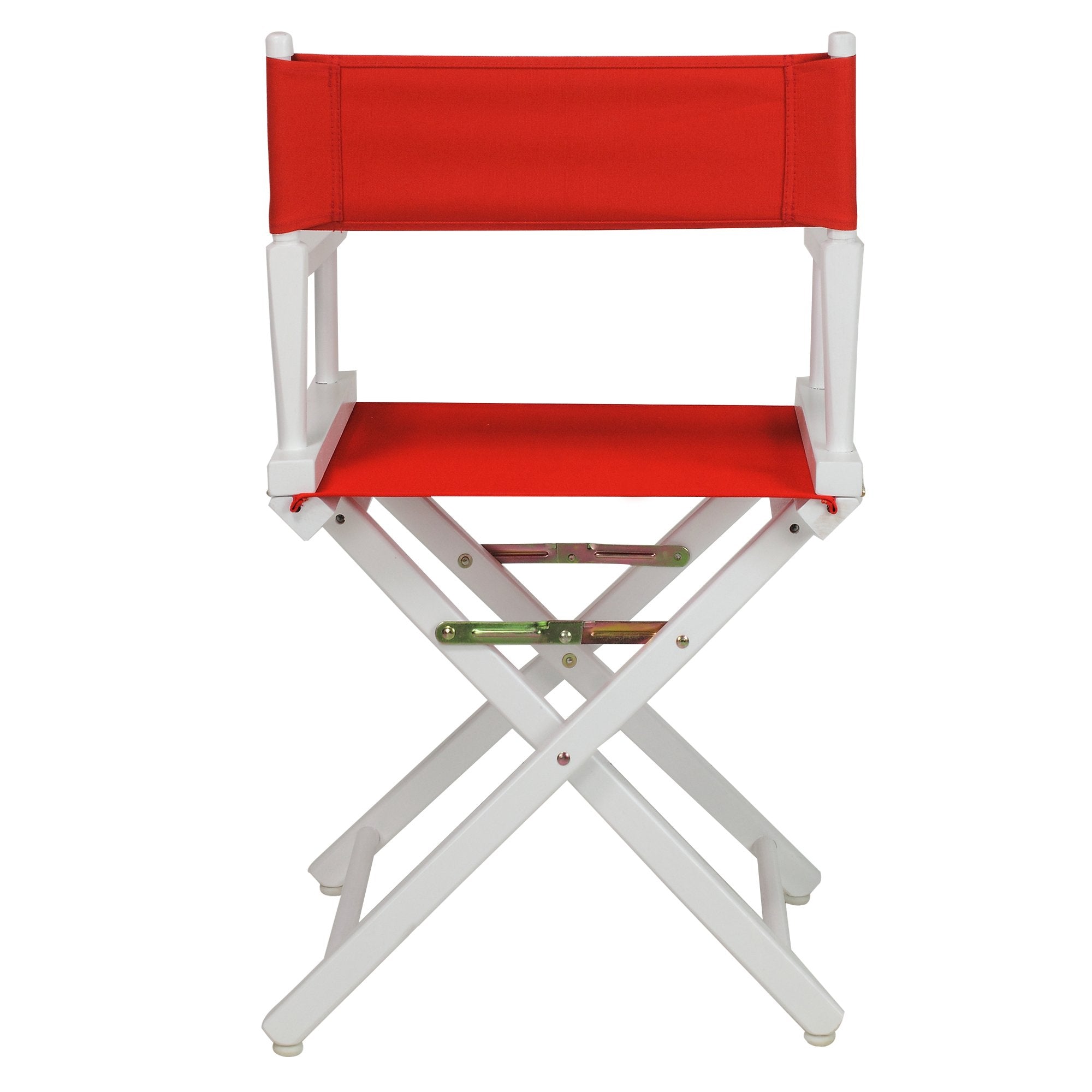 Casual Home 18&quot; Director'S Chair White Frame With Red Canvas
