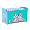 Delta Children - Bluey Toy Box with Retractable Fabric Top