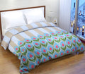 Home Solution Ac Comforter Double Bed, Comforter For Winter, Comforter For Ac Room Double Bed (230 X 250 Cm) (LinesBrown)