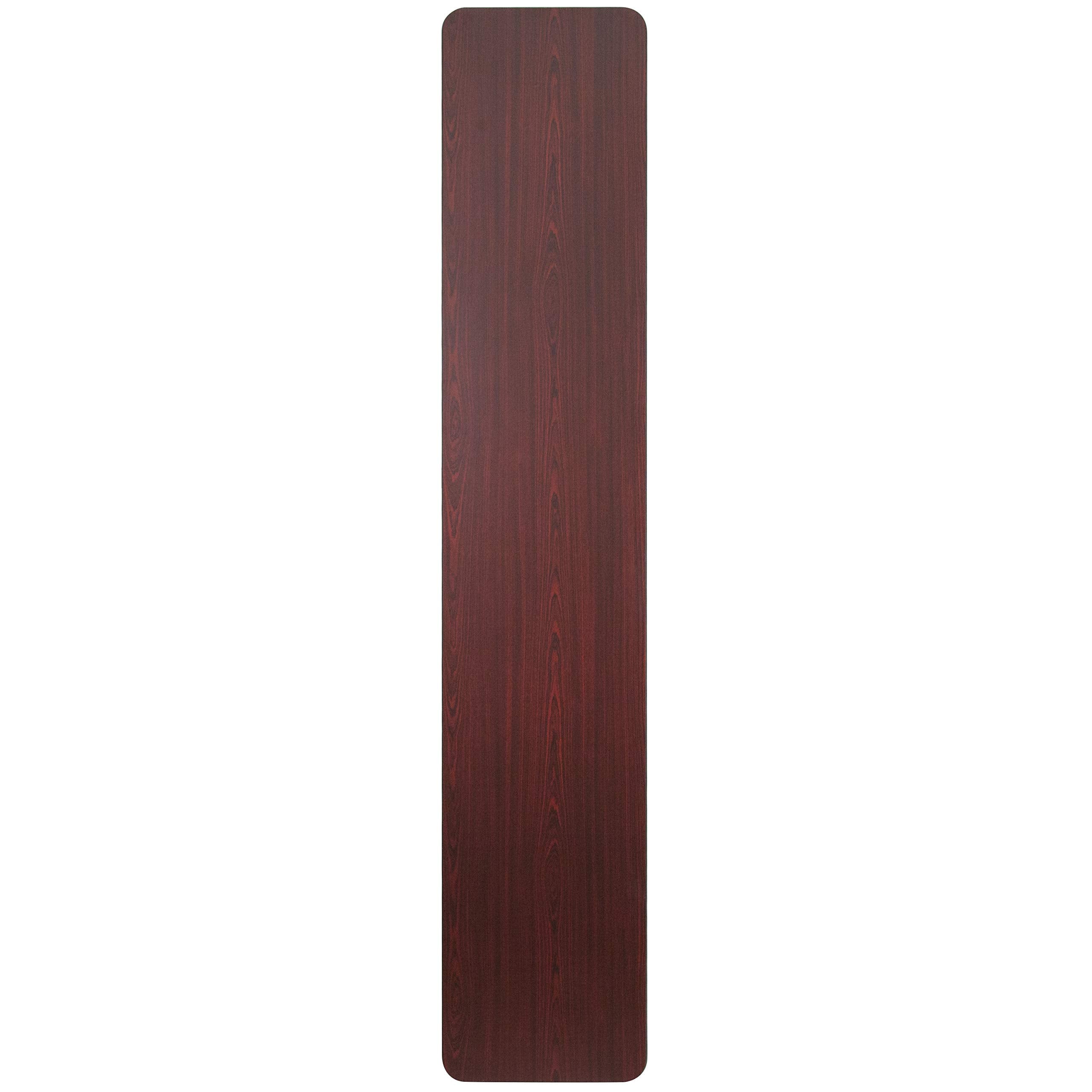 Flash Furniture Floyd 8-Foot High Pressure Mahogany Laminate Folding Training Table