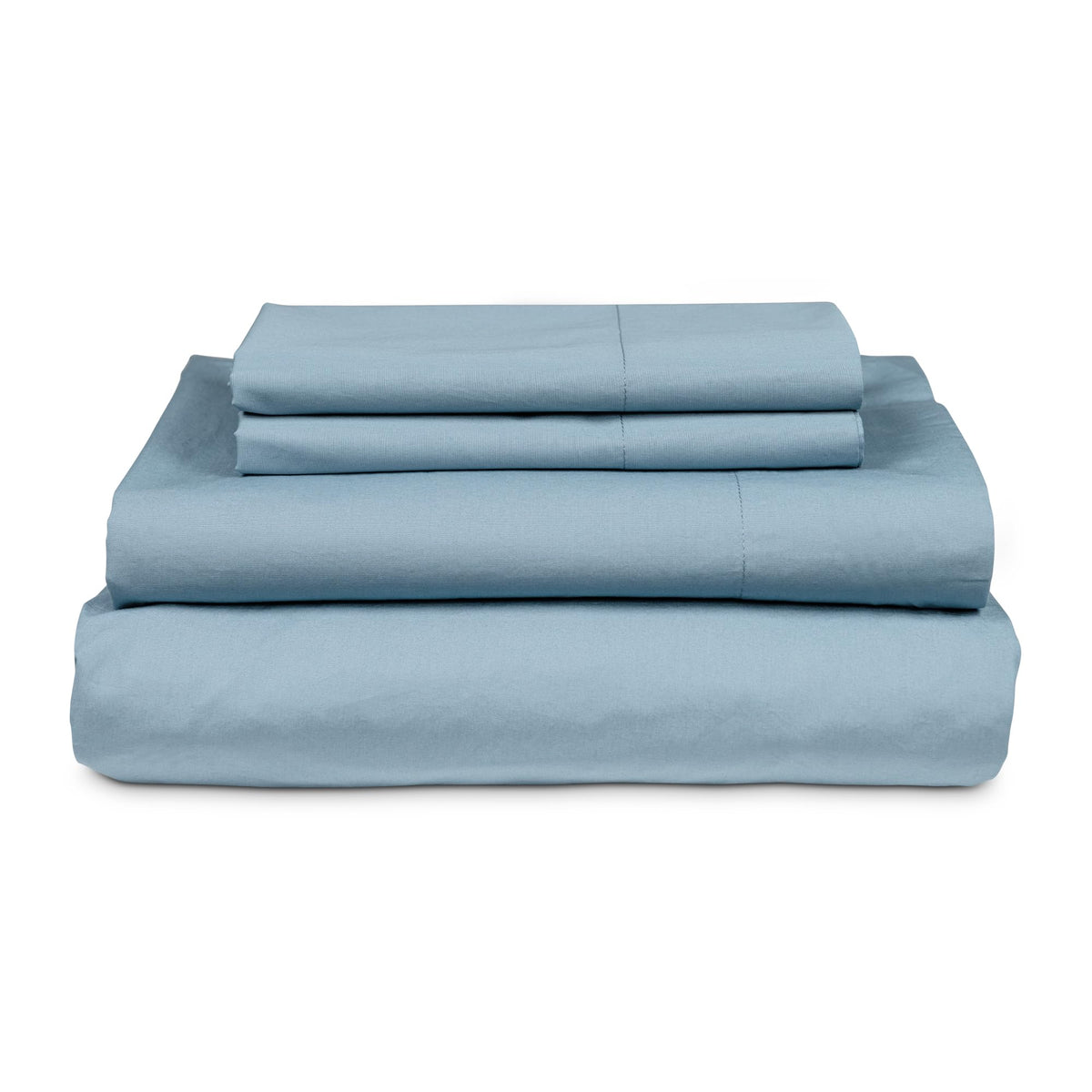 Mypillow Percale Bed Sheets, Full, Powder Blue