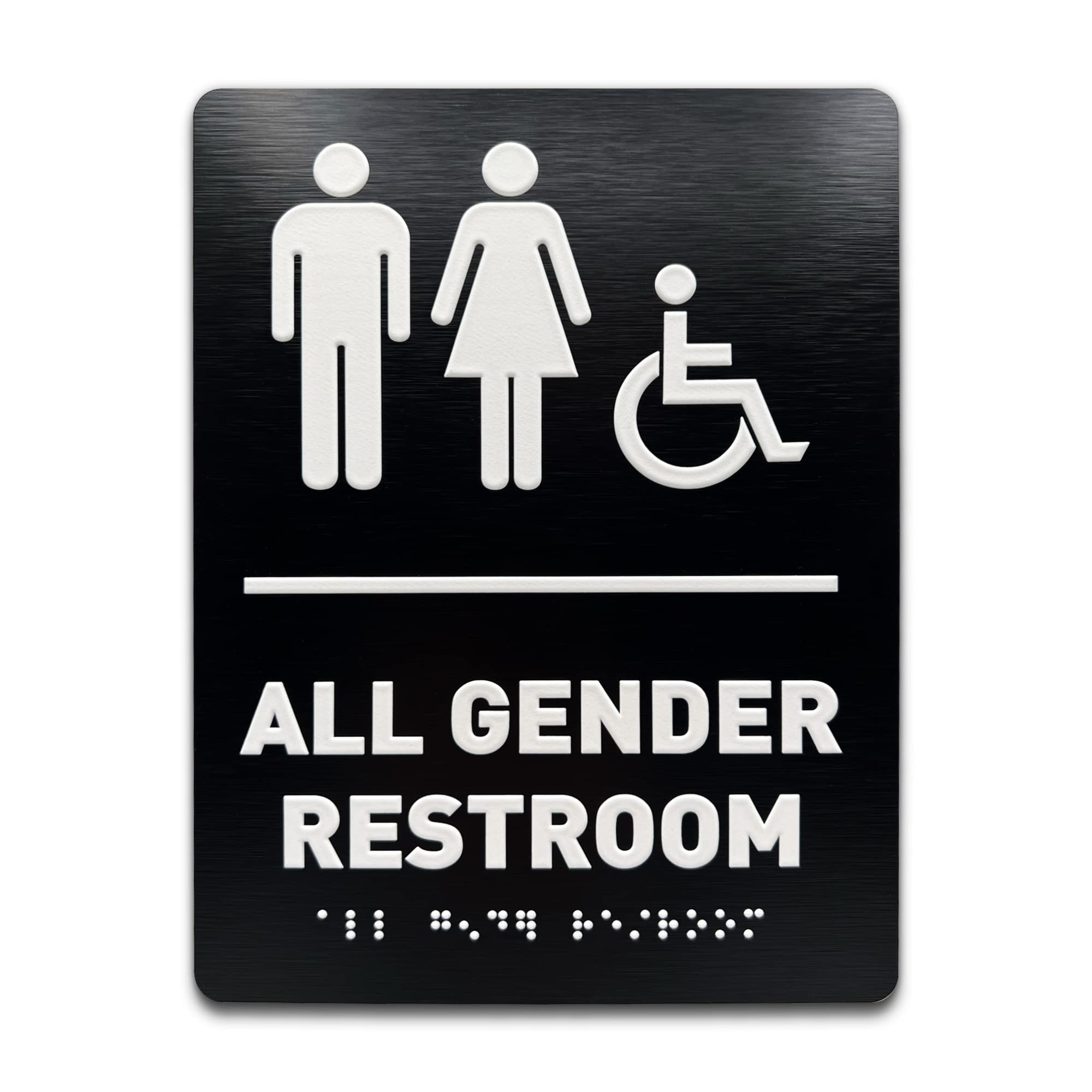 G101D Mens Restroom Id Sign Ada Compliant 36 Color Options (Kensington Maple)