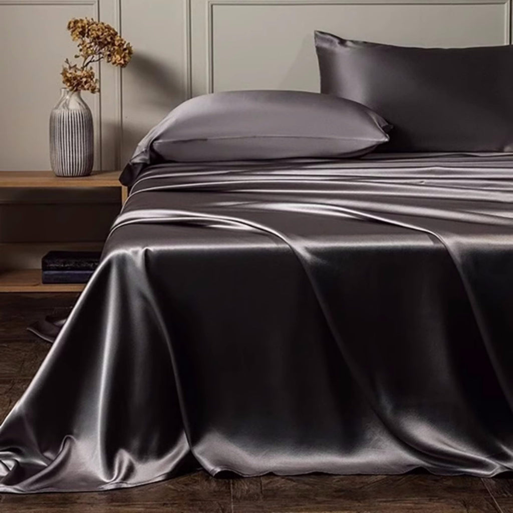 100% Mulberry Silk Pillowcase For Hair And Skin Made In Usa, 22 Momme Silk Pillow Case King With Zipper, Hypoallergenic, Anti Ac