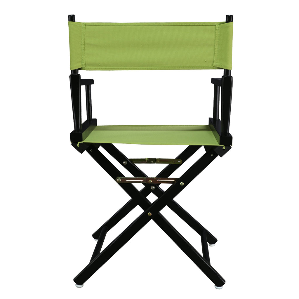 Casual Home 200-02/021-72 Director Chair 18" - Classic Height Blackframe/Lime Green Canvas