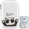 Zzkko Cute Cartoon Panda Hello Pencil Bag Case Zipper Pencil Holder Organizer Stationary Pen Bag Cosmetic Makeup Bag Pouch Purse