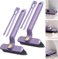 Dc MultiFunction Rotating Crevice Cleaning Brush, 360 Degree Rotating Crevice Household Cleaning Brushes, No Dead Corners Hard 