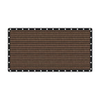 Vicllax Shade Fabric Sun Shade Cloth Privacy Screen With Grommets For Patio Garden Pergola Cover Canopy 10X20 Ft, Mocha