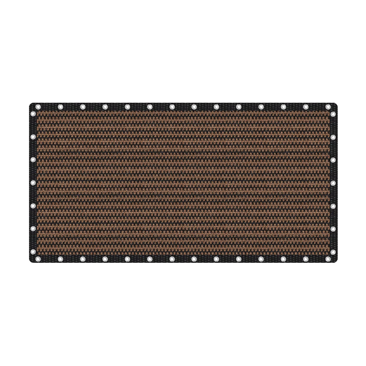 Vicllax Shade Fabric Sun Shade Cloth Privacy Screen With Grommets For Patio Garden Pergola Cover Canopy 10X20 Ft, Mocha
