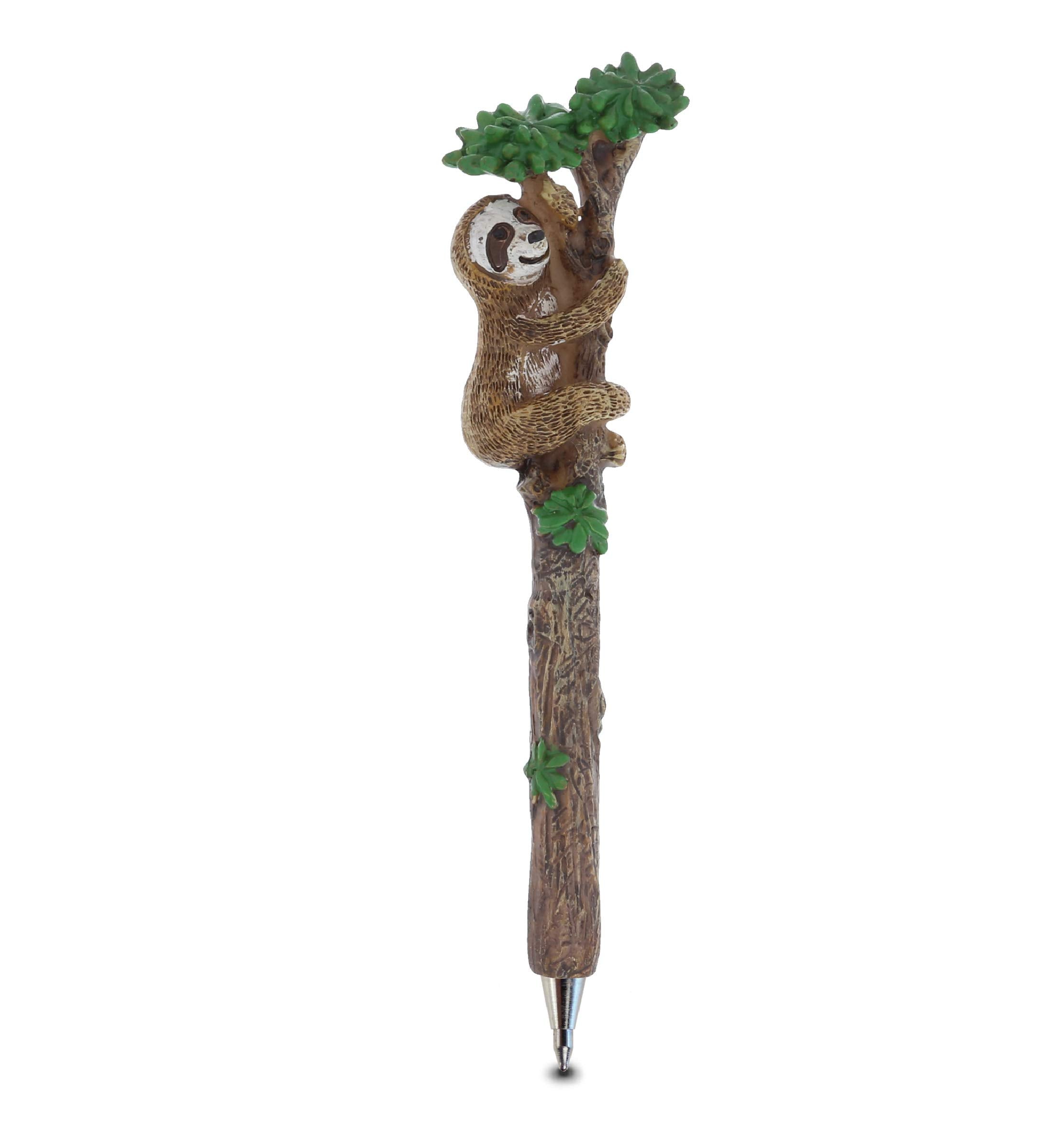 Planet Pens Sloth Pen - Unique Office Desk Accessories And Writing Stationery Supplies, Cool Animal Pens For Adults And Kids, To