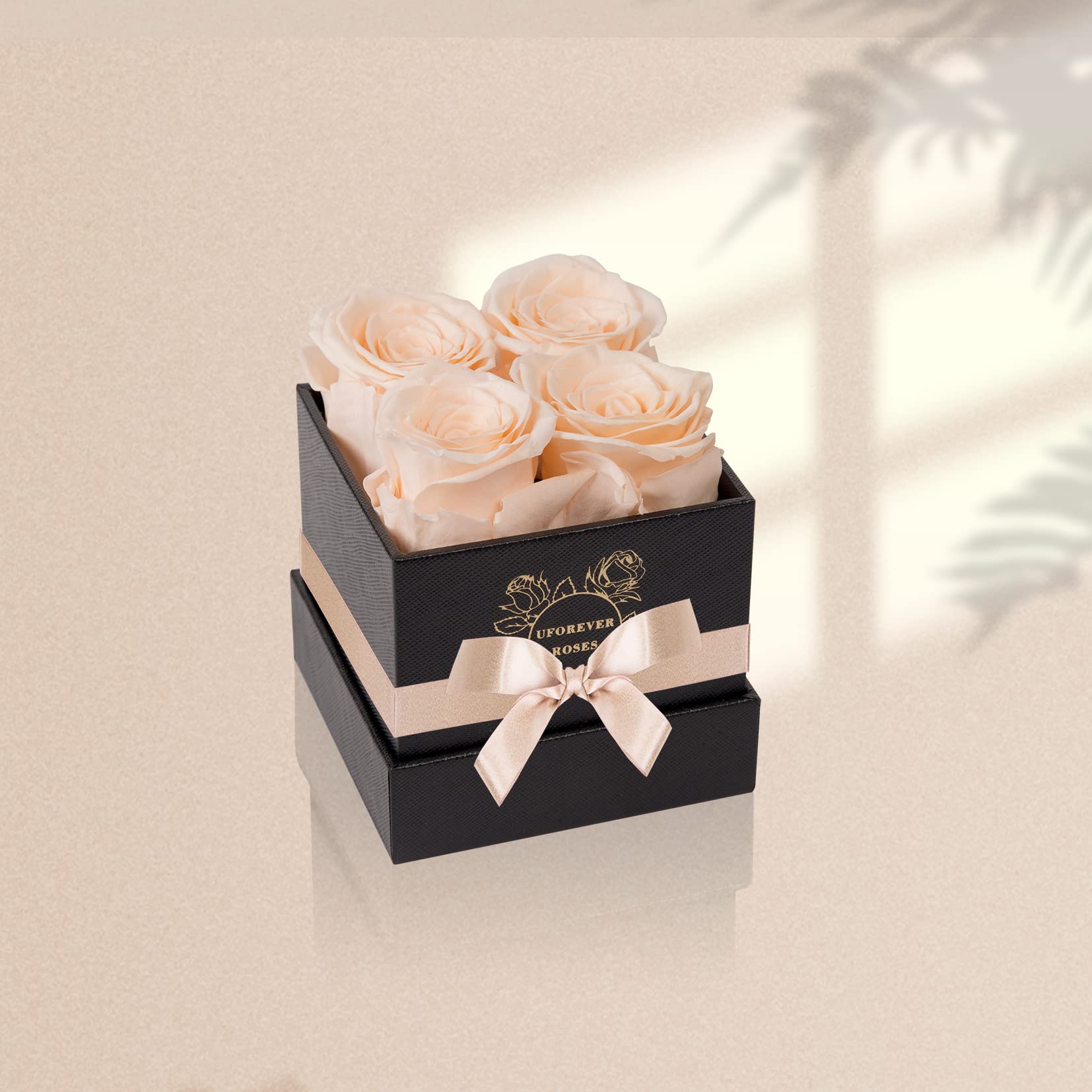 Uforever Roses Preserved Roses In A Box Mothers Day Rose Valentines Day Gifts For Her, Real Roses That Last A Year And More, Cha