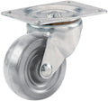 Shepherd Hardware 9270 2-Inch Hard Rubber Swivel Plate Caster, 125-lb Load Capacity