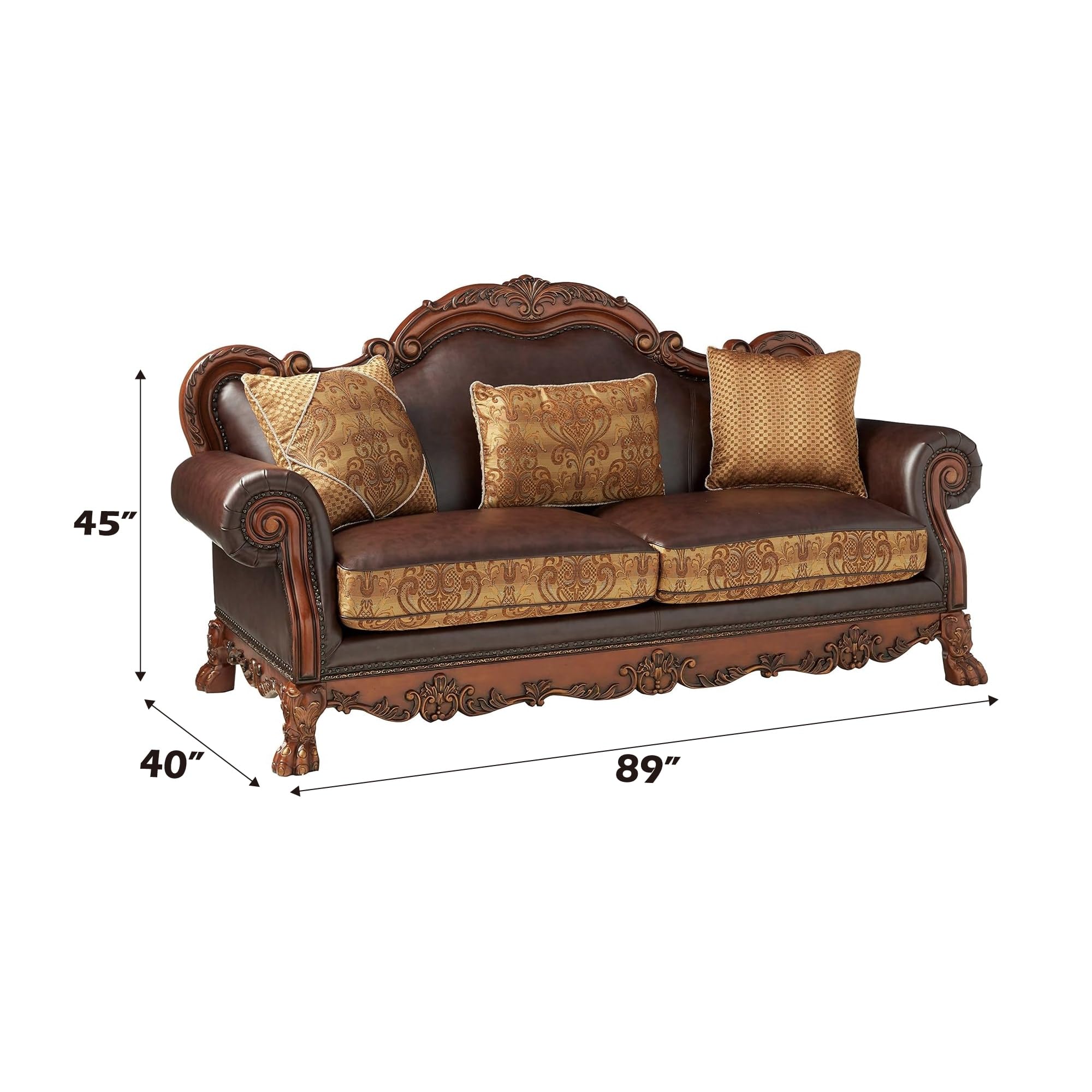 Acme Dresden Sofa in Brown