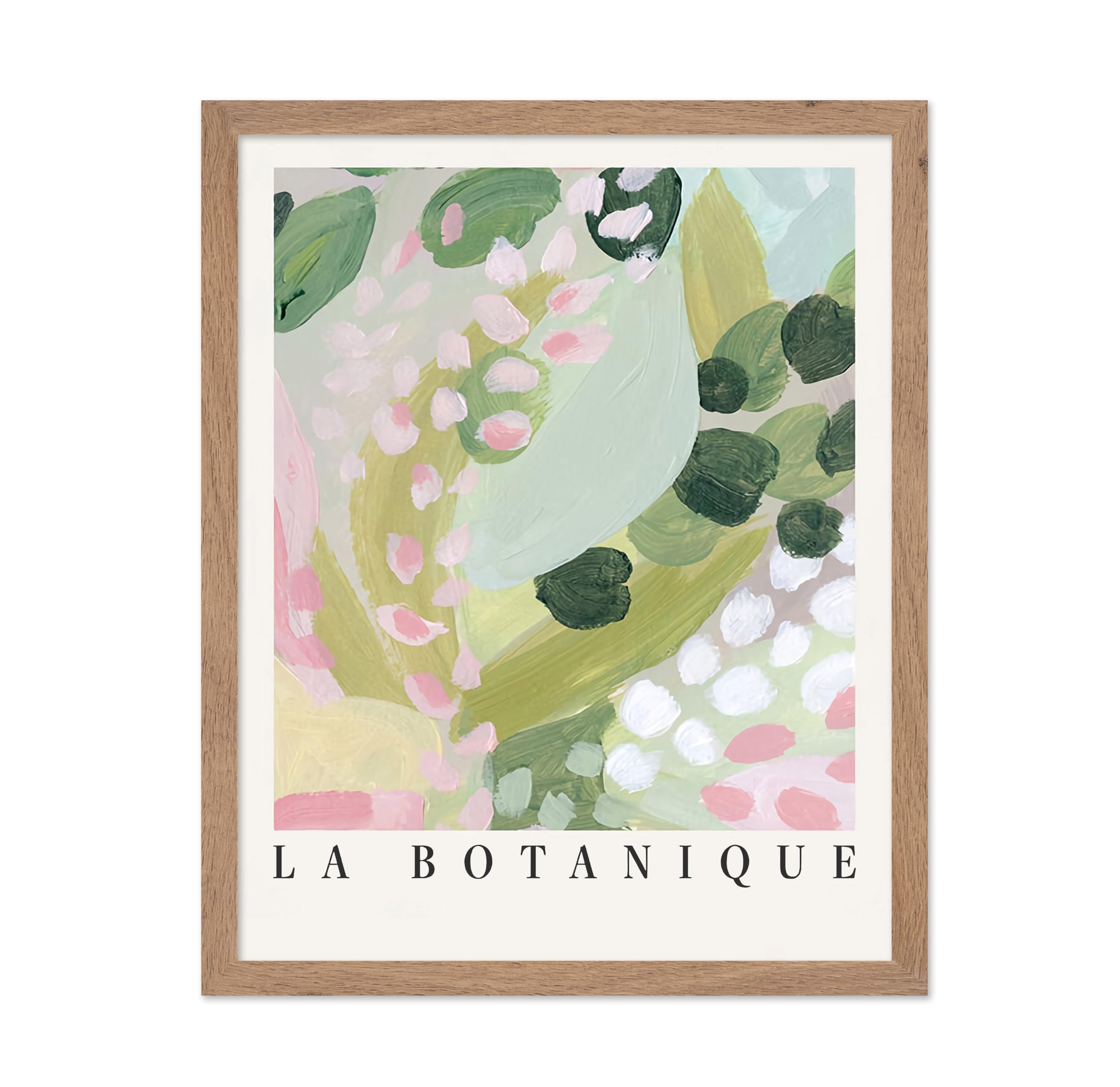 Poster Master Vintage Watercolor Poster - Retro Abstract Print - La Botanique, Botanical Garden, Colorful, Aesthetic - Gift for 