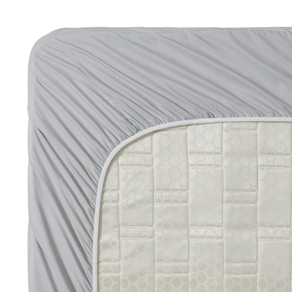 Clara Clark Bed Sheets, Premier 1800 Series 4 Piece Bed Sheet Set, Deep Pocket, Wrinkle, Fade, Stain Resistant, Luxury Soft Bedding Sheets & Pillowcases, Queen, Silver Gray