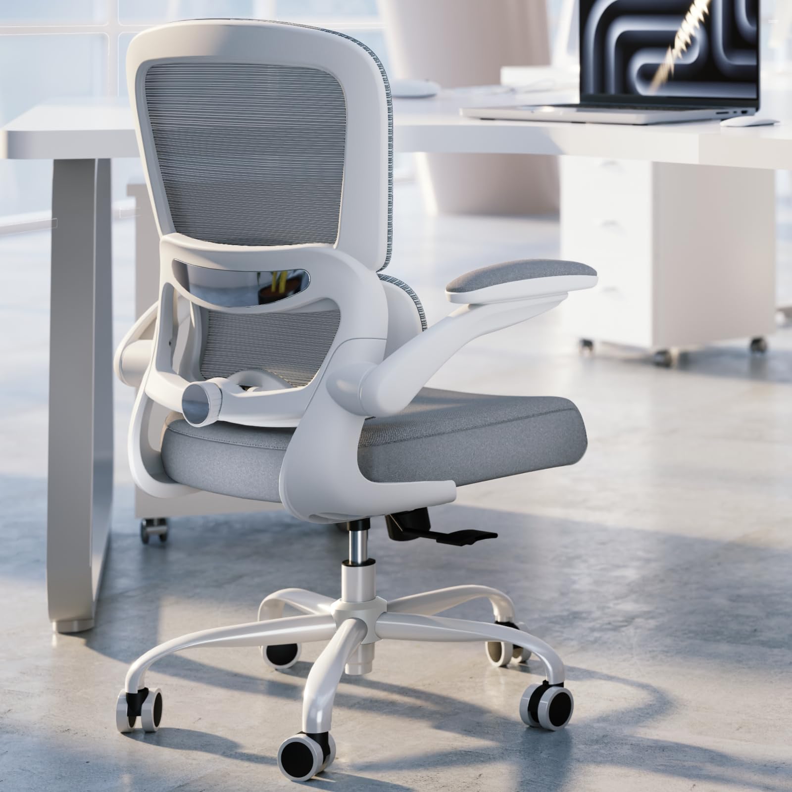 Office Chair - Ergonomic Desk Chair with Adjustable Lumbar Support, Mesh Computer Chair, Executive Chair for Home Office Comfort