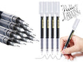 Vitoler Rollerball Pens,15 Pack Black Ink Fine Point Pens, 0.5Mm Liquid Ink Pens For Writing Journaling Taking Notes School Offi