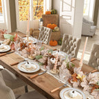 Lvydec Fall Maple Leaves Garland Decoration - 5.8Ft Artificial Fall Foliage Garland With White Pumpkins Autumn Decor For Hallowe