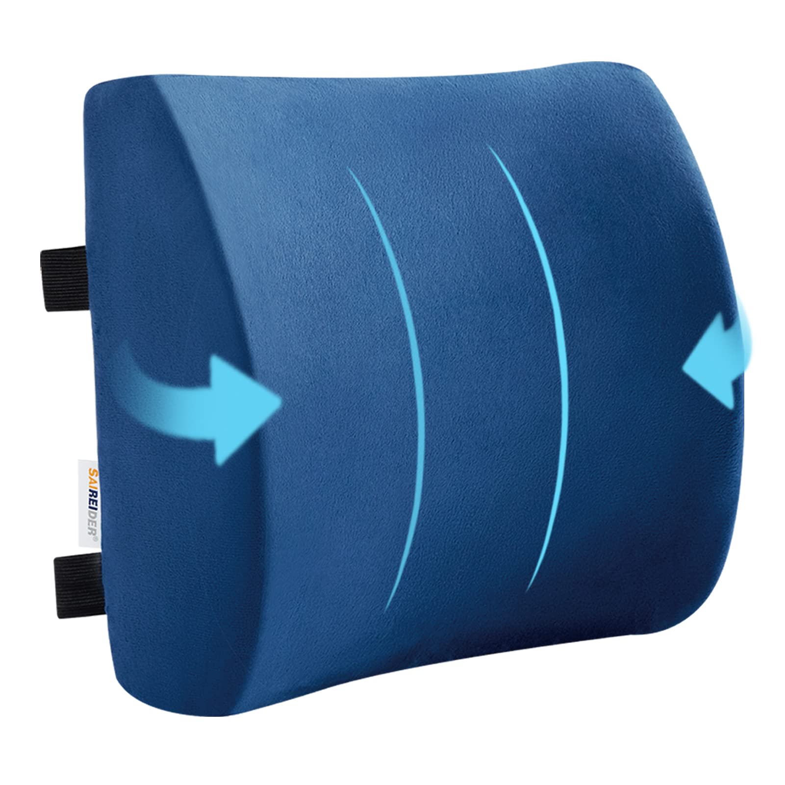 Saireider Office Chair Lumbar Pillow, Memory Foam Back Support Pillows For Car?Gaming Chair? Home Chair, Fatigue Relief Correct