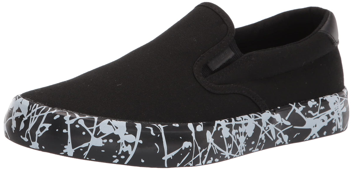 Lugz Womens Sneaker, Blackwhite Splatter, 65 Us