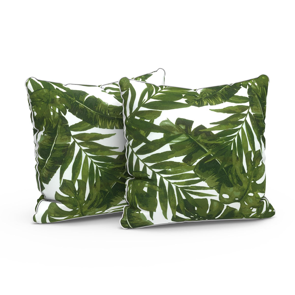 Lvtxiii Set Of 2 Patio Throw Pillows Waterproof 16'X16' Fade Resistant Outdoor Throw Pillows With Inserts, Fluffy Decorative G