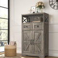 Befrases Farmhouse Storage Cabinet With Drawers And Shelf, Freestanding Kitchen Pantry Storage Cabinet, Floor Storage Cabinet Hu