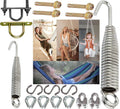 DIY Crafts Design No # 4, With 4 Stainless Mounting Screws, 1 Pack for Hang Hammock Chair Spring Swivel Hook Hanging Kit Heavy D