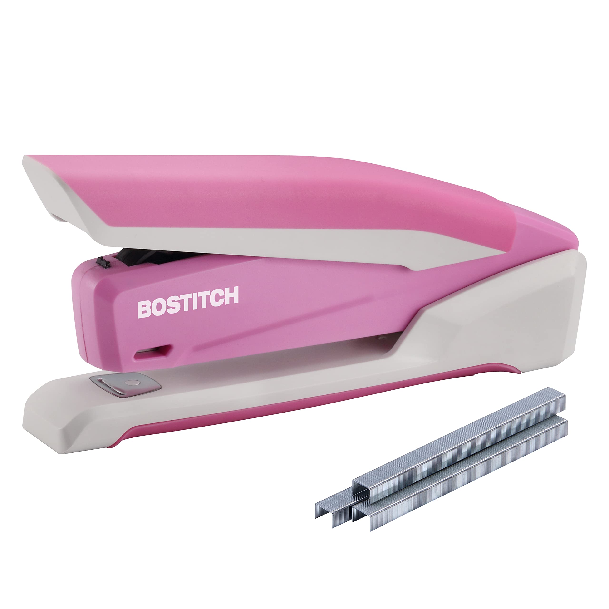 Bostitch Office Inpower Spring-Powered Desktop Stapler, 20 Sheet Capacity, One Finger Stapling, Includes 210 Staples, Jam Free,