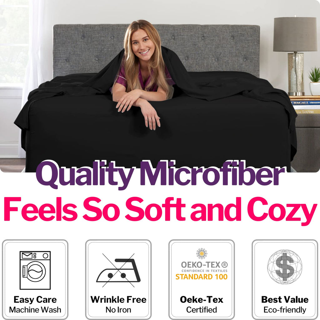 Twin Xl Sheets Deep Pockets - 21    Twin Xl Deep Pocket Sheets - [3 Piece Set] Oversize Flat Sheet, Fitted Sheet And 1 Zipperede