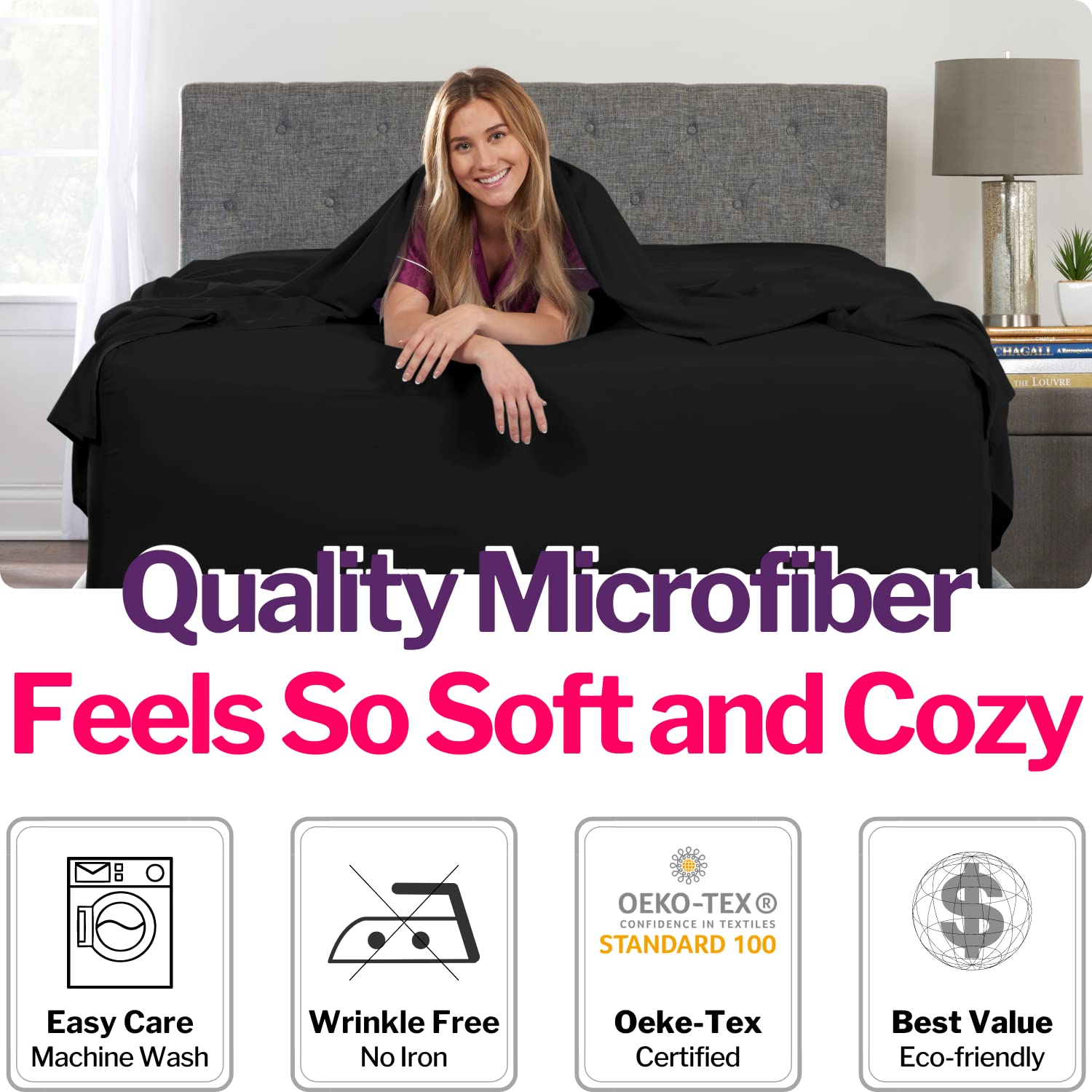 Twin Xl Sheets Deep Pockets - 21    Twin Xl Deep Pocket Sheets - [3 Piece Set] Oversize Flat Sheet, Fitted Sheet And 1 Zipperede