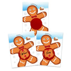 My Scratch Offs - 26 Pack Gingerbread Man Scratch Off Game Cards Tickets for Adult & Family Games, Party Favors, Christmas Coal 