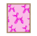 Master Pink Balloon Dog Poster - Dog Print - Modern & Trendy Art - Gift for Men & Women - Pop Art Wall Decor for Bedroom, Living