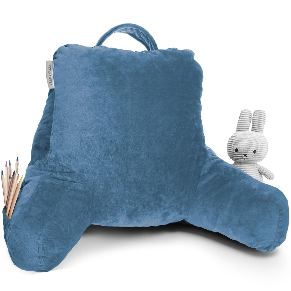 Clara Clark Reading Pillow For Kids, Small Back Pillow For Sitting Up In Bed, Memory Foam Back Support Pillow, Reading Pillows F