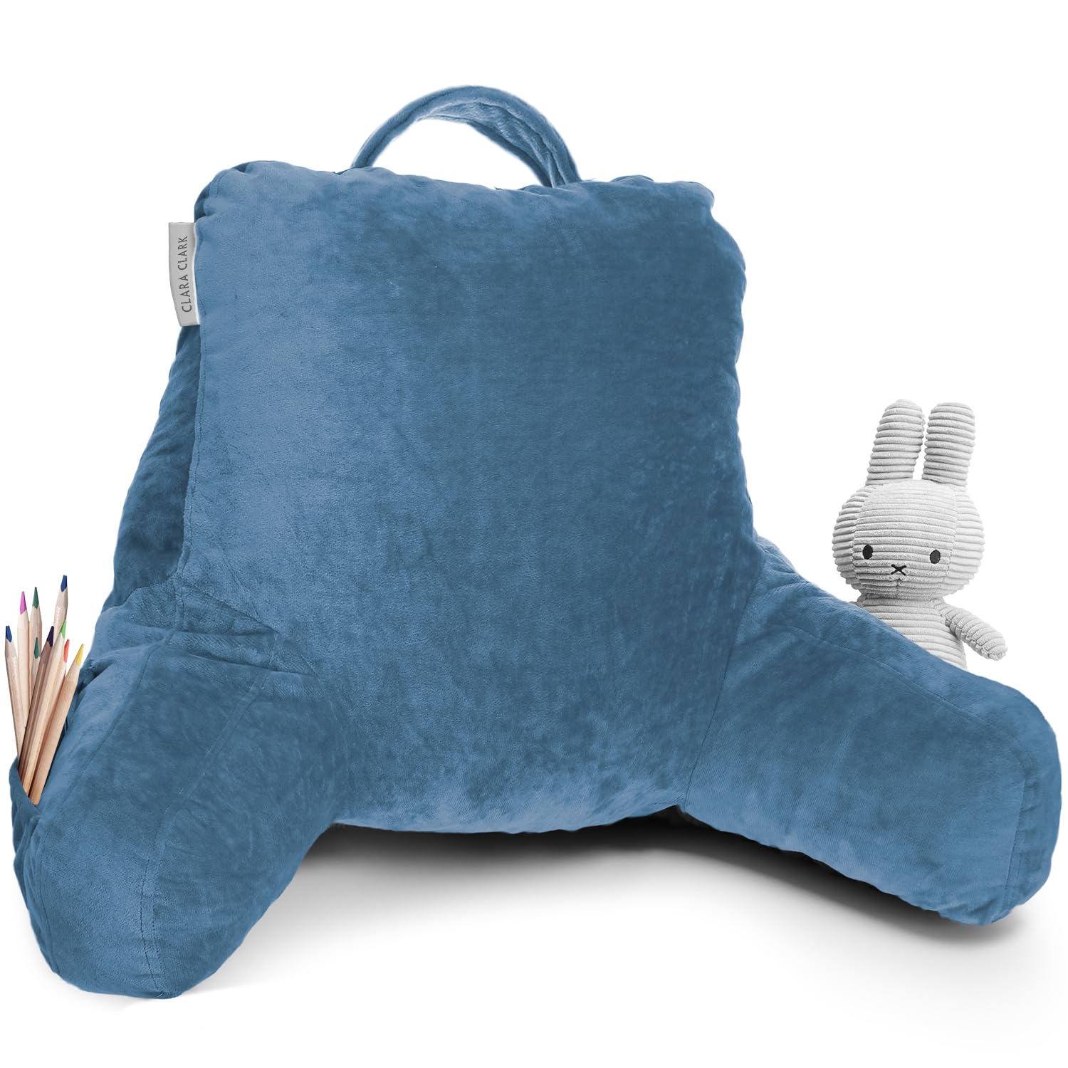 Clara Clark Reading Pillow For Kids, Small Back Pillow For Sitting Up In Bed, Memory Foam Back Support Pillow, Reading Pillows F