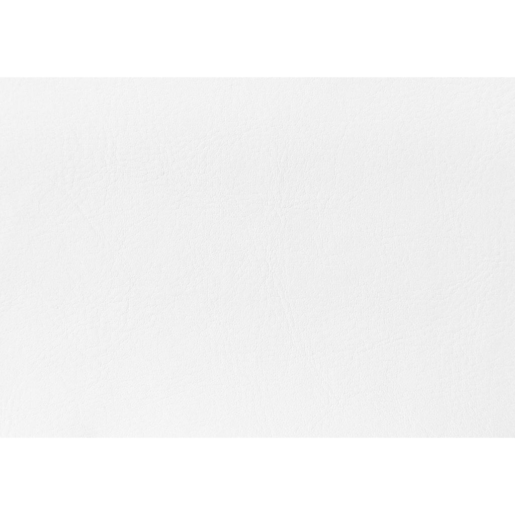 Monarch Specialties 6002F, Full, Bedroom, Upholstered, Pu, Transitional Bed Size/White Leather-Look Headboard