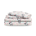 Berkshire Blanket Peanuts Kids Sheet Set, Full Size - 4 Pieces, Peanuts Mini Snoopy Spring Floral Happy Dance Soft Grey, Cute Ch