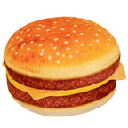 Funnykitten Hamburger Plush Pillow, 3D Simulation Cheeseburger Pillow Burger Plush Hugging Pillow Cushion Funny Food Plush Pillo