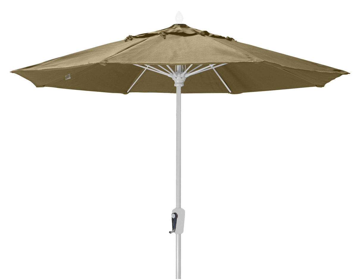 Fiberbuilt Umbrellas 7Mcrw-8600 Market Umbrella, 7.5' Diameter Marine Grade Canopy, Antique Beige