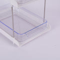 Kitchivo Under Sink Organiser/Clear Bathroom Cabinets/Vanity Countertop Storage Container/Medicine Cabinet/PullOut Organization
